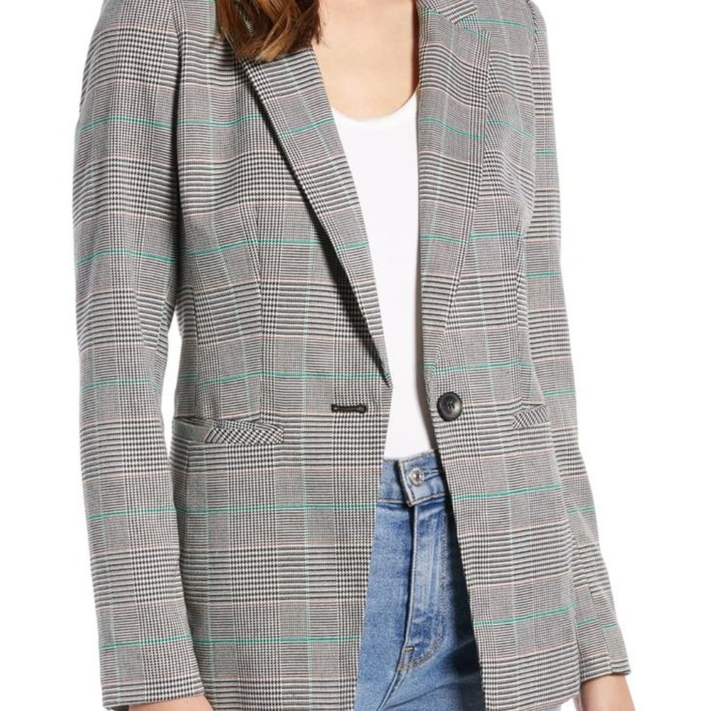 PREMISE STUDIO GLEN PLAID BLAZER